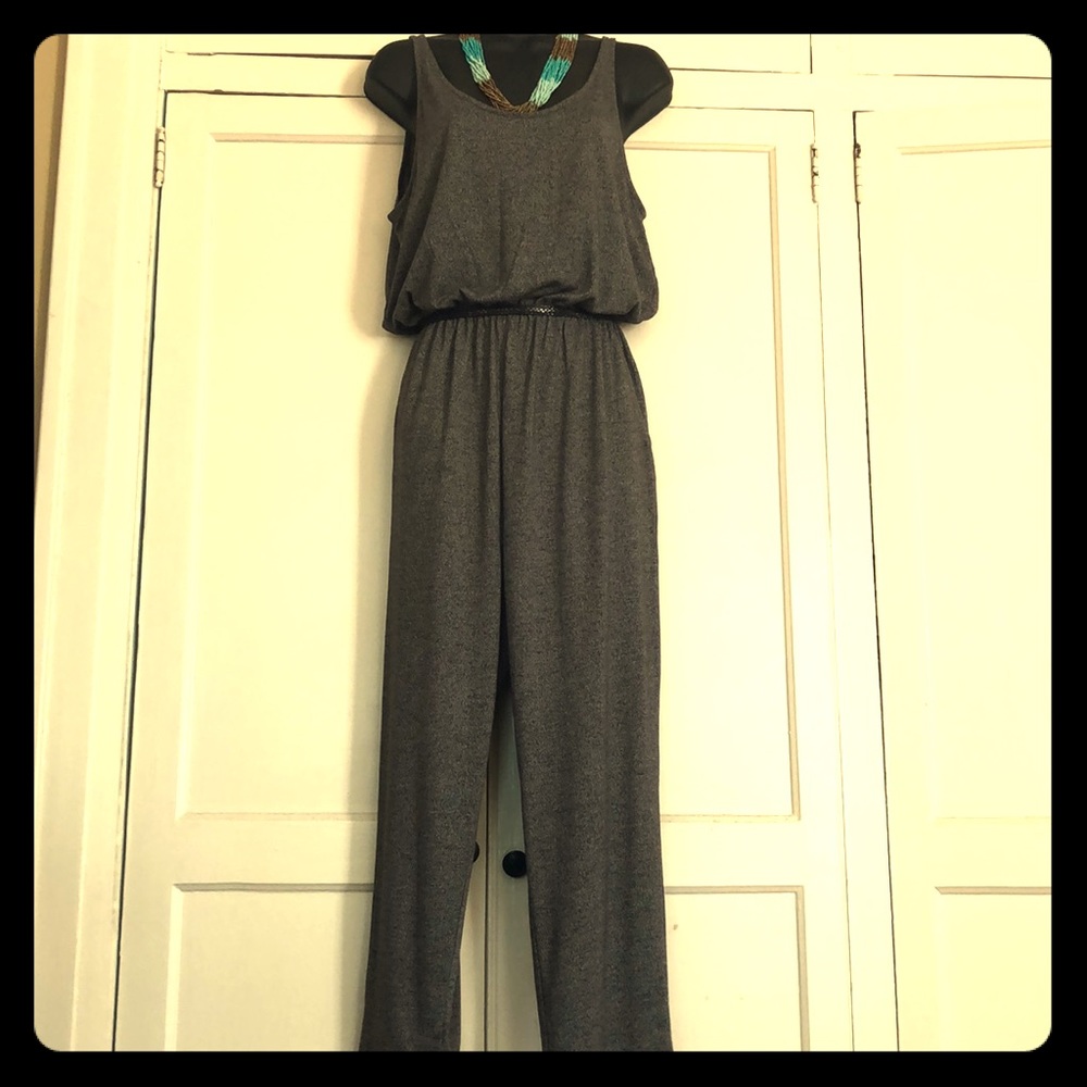 Onsie Jumper Romper BOHO Pantsuit Size M Cropped